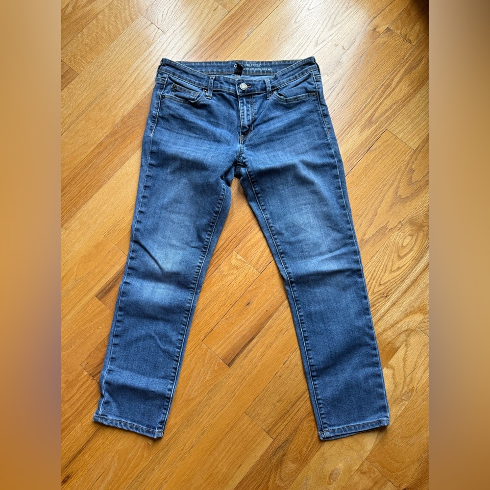 GAP Classic Blue Denim Girlfriend Jeans